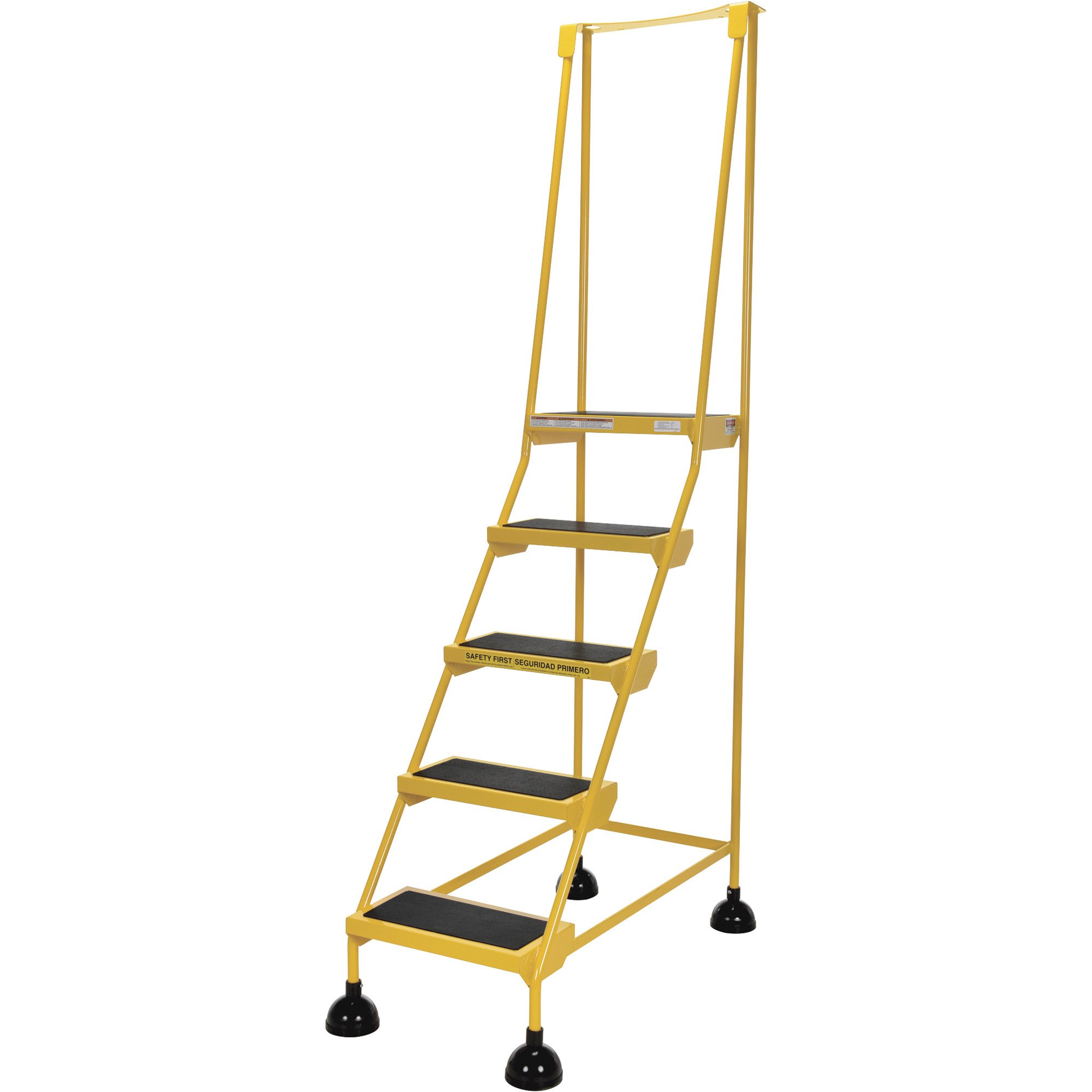 Vestil Spring Loaded Commercial Rolling Stairs